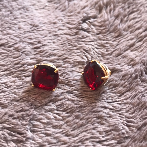 kate spade ruby stud earrings